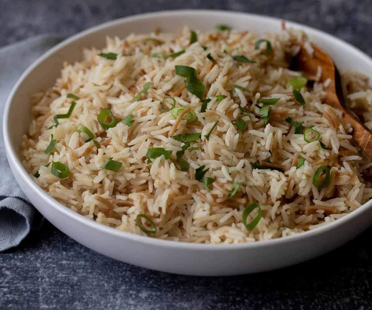 Stovetop Gluten-Free Basmati Rice Pilaf | Chef Janet