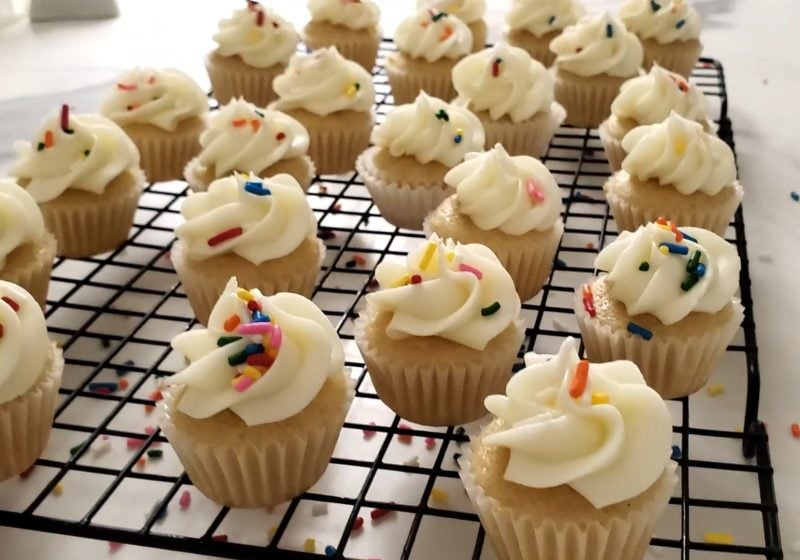 Gluten-Free Mini Cupcakes (so Cute)-Chocolate Or Vanilla | Chef Janet